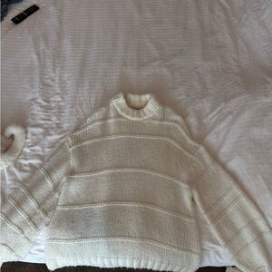 Urban Outfitters Oversized White Knit Sweater